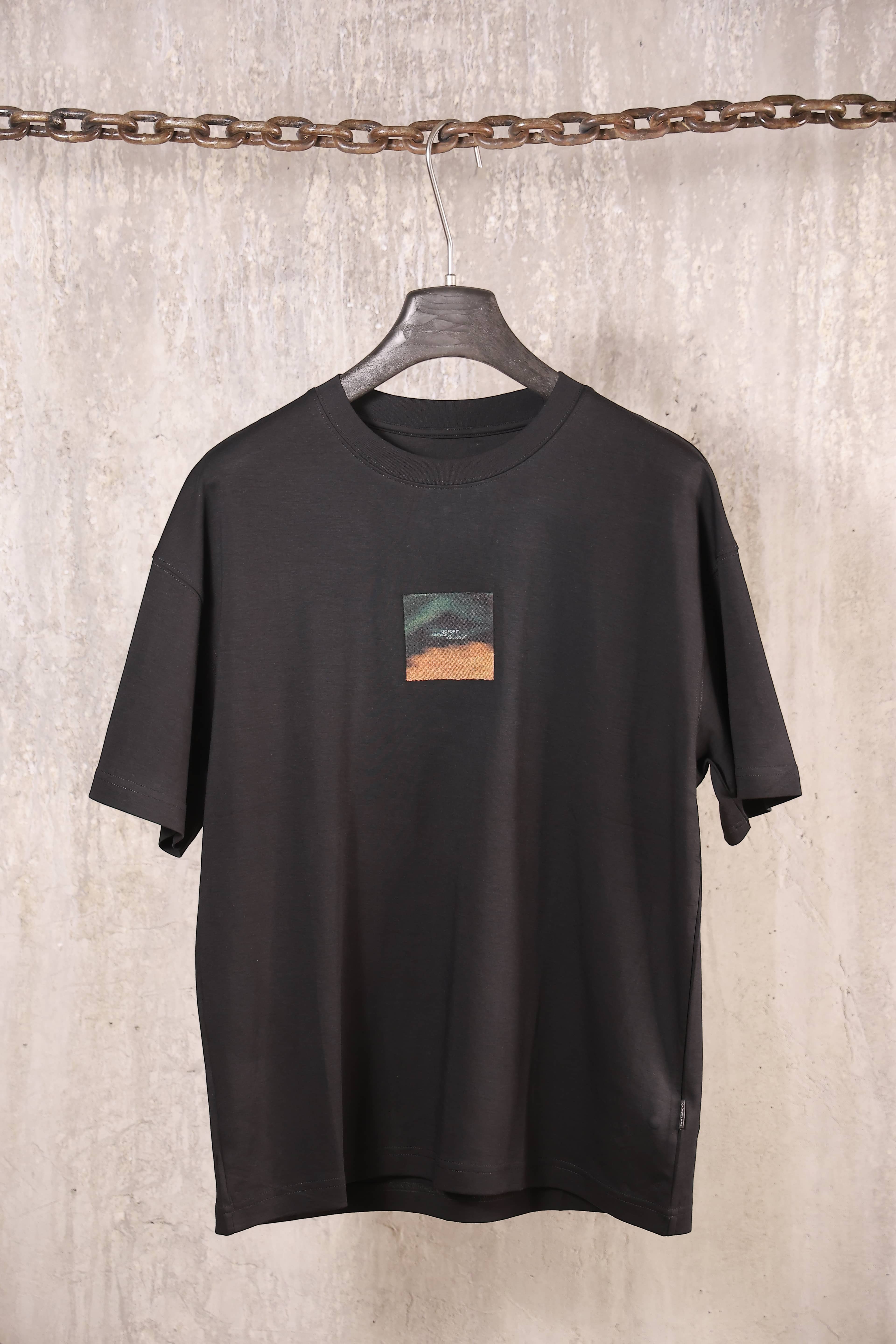 Futbolka Oversize Oldi Rasm / QORA / 2XL 1
