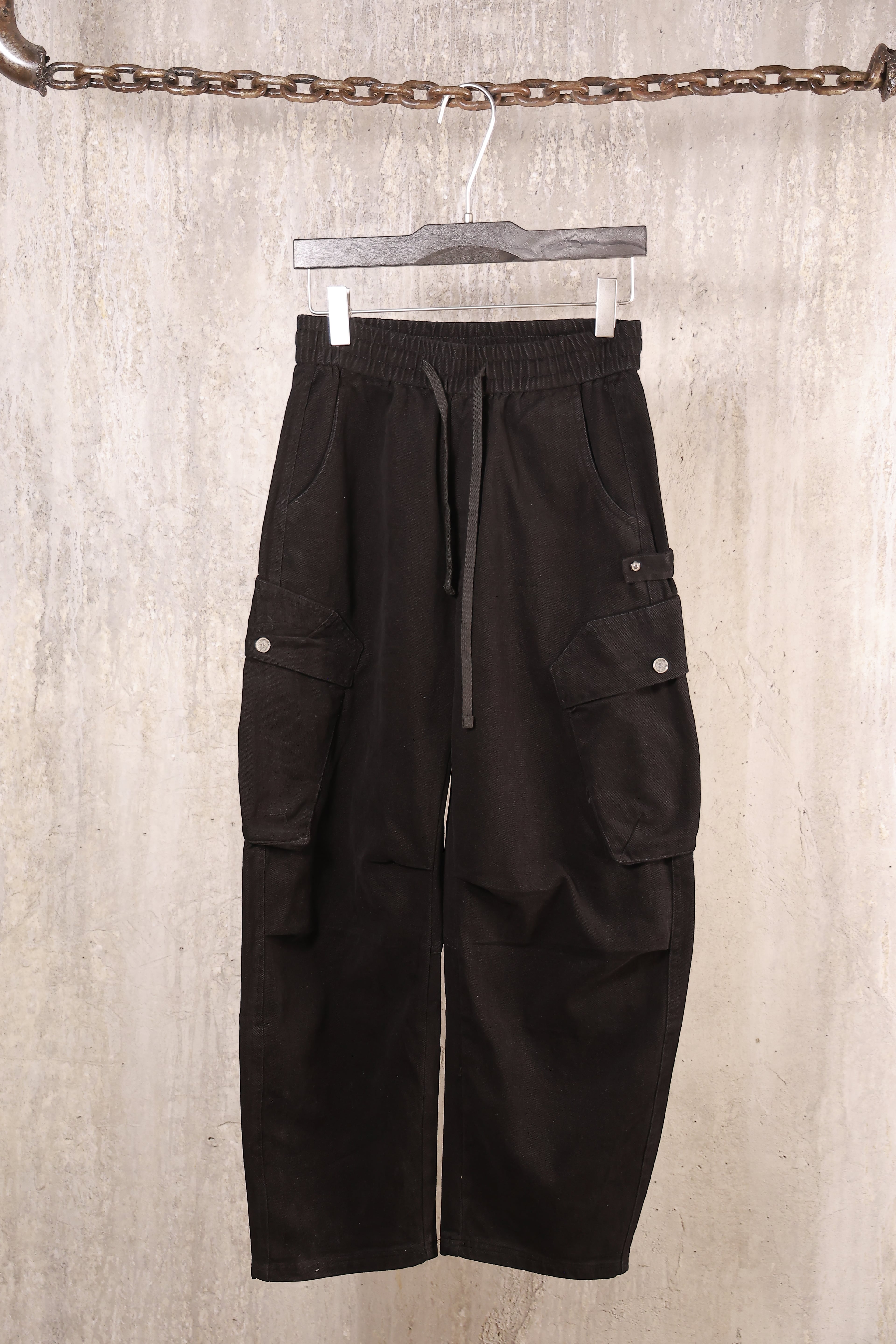 Joger Oversize Yoni Cho`ntak / QORA / 2XL